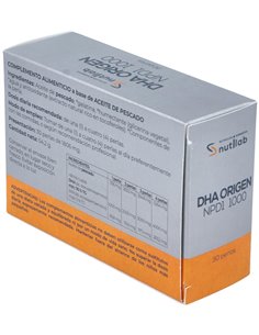 Dha Origen Npd1 1000 Blister 30Perlas. de Nutilab