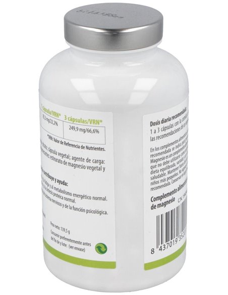 Magnesio 180Cap. de Cien Por Cien Natural