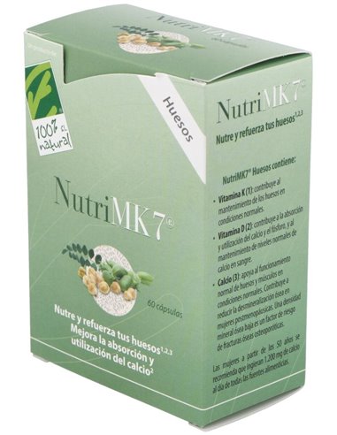 Nutrimk7 Huesos 60Cap. de Cien Por Cien Natural
