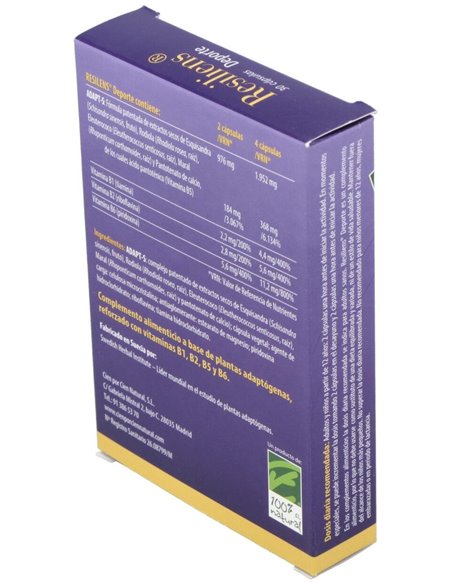 Resiliens Deporte 30Cap. de Cien Por Cien Natural