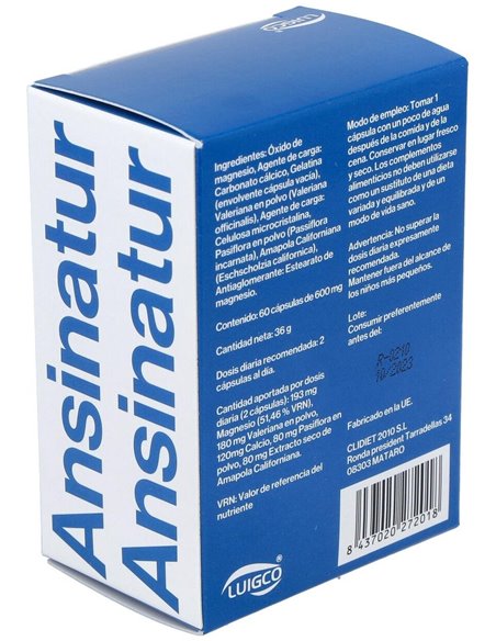 Ansinatur 60Cap. de Luigco