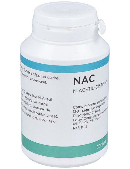 Nac N-Acetil-Cisteina 120Cap. de Codival