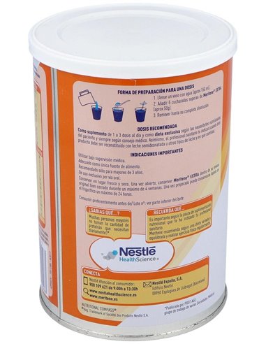Meritene Extra Vainilla 6x450g. de Meritene