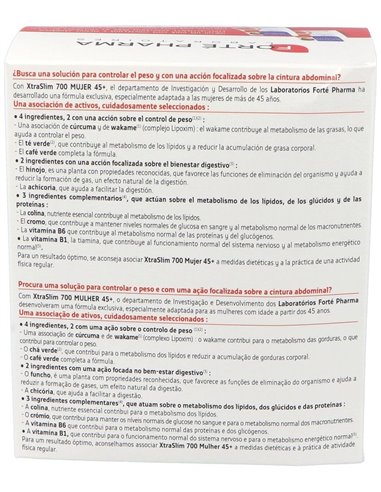 Xtraslim 700 45+ 120Cap. de Forte Pharma