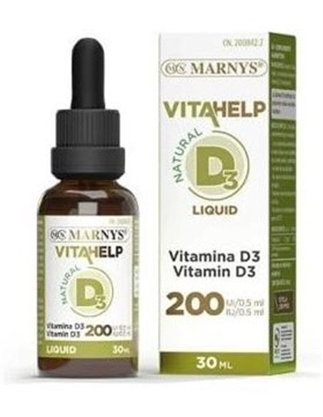 Vitahelp Vitamina D3 200Ui 30Ml. de Marnys