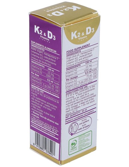 Vitamina K2   D3 30Ml. de Marnys