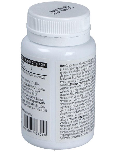 Carbon Activo 30Cap. de Strong Nature