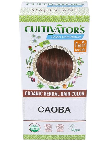 Caoba Tinte Organico 100Gr. Ecocert de Cultivators
