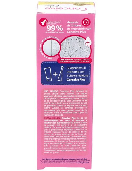 Lubricante Conceive Plus Tubo 75Ml. de Sasmar