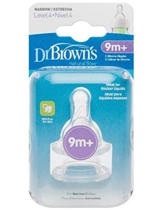 Tetina Options B/Estre Sili Redon N4 +9M 2Un de Dr. Brown´S