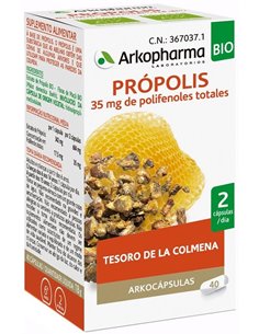 Propolis 40 Arkocapsulas. Bio Arkopharma