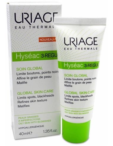 Hyseac 3-Regul Cuidado Global Triple Accion 40Ml. de Uriage