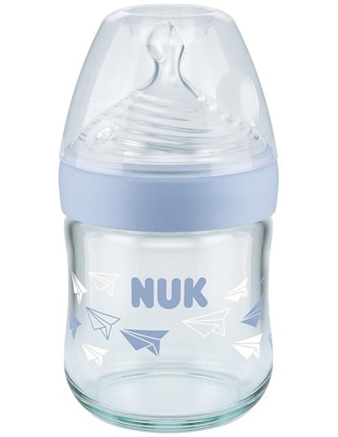 Biberon Nuk Nature Sense Tc Cristal 0-6 S 120Ml. de Nuk