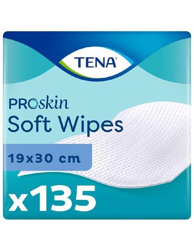 Tena Soft Wipe Toallitas Celulosa Limpiadora 135Un de Tena