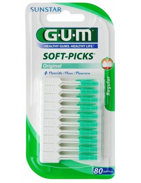 Cepillo Interdental Soft Picks Regular 80Un Verde de Gum