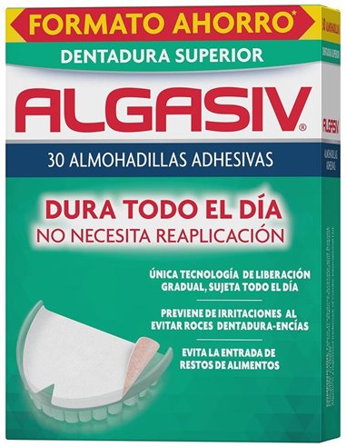 Algasiv Almohadilla Dental Superior Adhesiva 30Ud de Algasiv