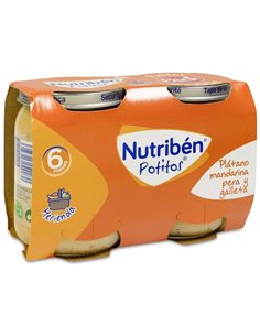Nutriben Potito Plata-Manda-Naran-Galleta 2X190Gr de Nutriben