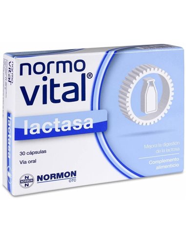 Normovital Lactasa 4500 30 Caps de Normovital