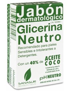 Jabon Glicerina Neutro 100Gr. de Sanasur