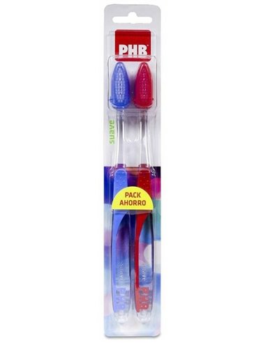 Phb Cepillo Dental Plus Suave Adulto Duplo de Phb