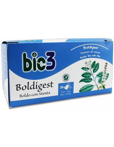 Bie3 Boldigest Boldo Con Menta Infusion 25Sbrs. de Bie 3