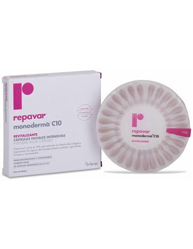 Repavar Revitalizante Monoderma C10 28 Cápsulas  Repavar