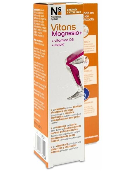 Ns Vitans Magnesio 15 Comp de Ns