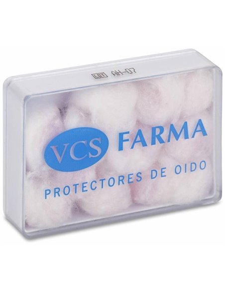 Vcs Tapon Oido Cera C/Algodon 12Un de Vcs
