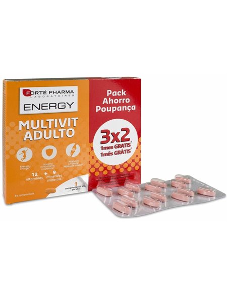 Multivit Adulto 84Comp. de Forte Pharma