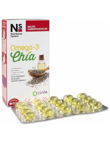 Ns Omega 3 Chia 60 Caps de Ns