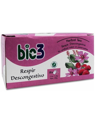 Bie3 Respir Descongestivo Infusion 25Sbrs. de Bie 3