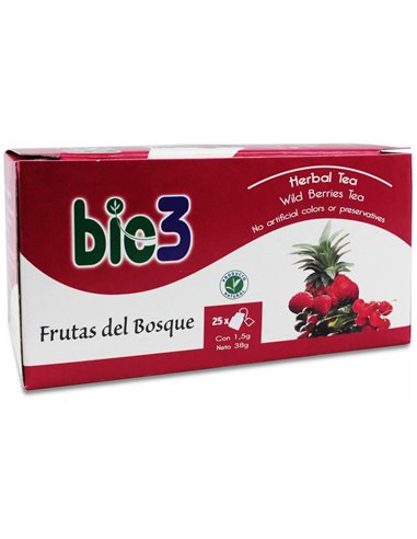 Bie3 Frutas Del Bosque Infusion 25Sbrs. de Bie 3