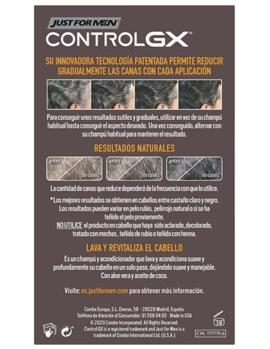 Just For Men Control Gx Redu Canas Champ-Aco 147Ml de Just For Men