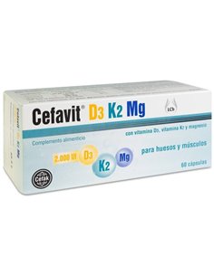 Cefavit D3-K2-Mg 60Cap. de Cefak