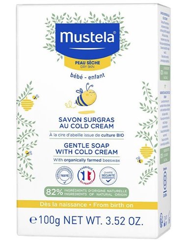 Jabon Supergraso Al Cold Cream Bebe-Niño 100Gr. de Mustela