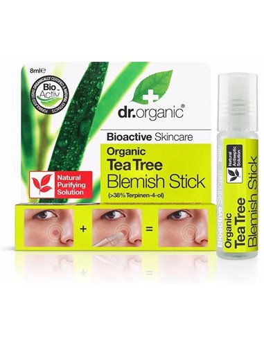 Barra Para Acne Arbol Del Te Organico 8Ml. de Dr. Organic
