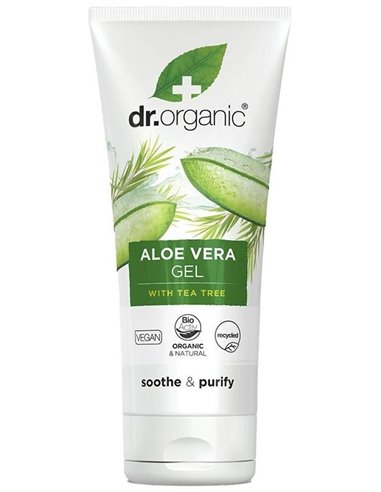 Gel Aloe Vera Con Arbol Del Te Y Arnica 200Ml. de Dr. Organic