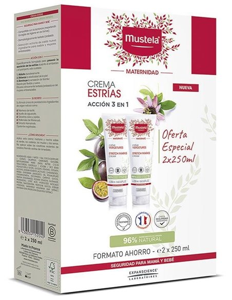 Crema Estrias Maternidad 2Udx250Ml. de Mustela