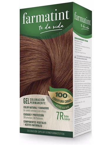 Farmatint Gel 7R Rubio Cobrizo 135Ml. de Farmatint