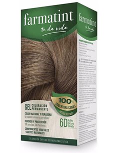 Farmatint Gel 6D Rubio Oscuro Dorado 135Ml. de Farmatint