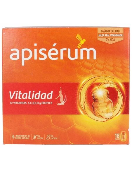 Apiserum Vitalidad 18Viales de Apiserum