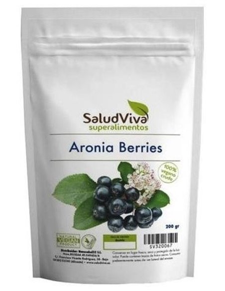 Aronia Berries 200Gr.  Bio Sg Vegan de Salud Viva