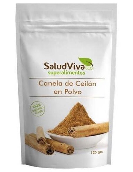 Canela De Ceilan  En Polvo 125Gr. Bio Sg S/A Vegan de Salud Viva