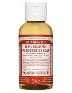 Jabón Líquido Eucalipto Dr. Bronner´s, 60 ml.