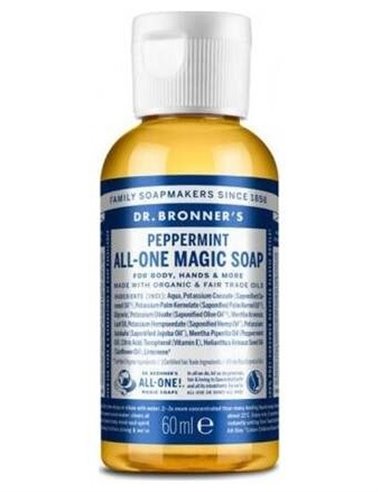 Jabon Liquido Menta 60Ml. de Dr. Bronner´S