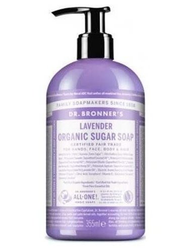 Jabon De Azucar Lavanda 355Ml. de Dr. Bronner´S