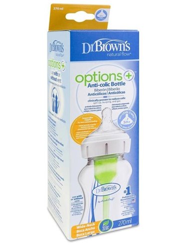 Biberon Options B/Ancha Sili Redon +3M 270Ml de Dr. Brown´S