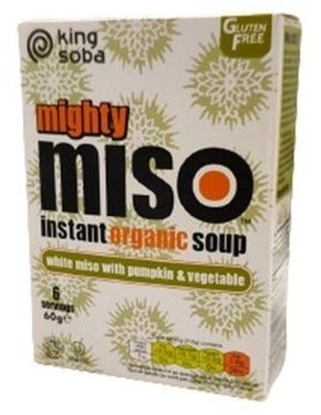 Sopa Miso Calabaza-Verduras Instant 6Sbrsx10Gr Bio de King Soba