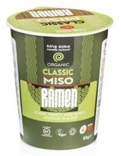 Vaso Sopa Ramen Miso 85Gr. Bio Sg de King Soba