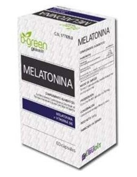 Melatonina 60 Cap. de B.Green (Lab. Lebudit)